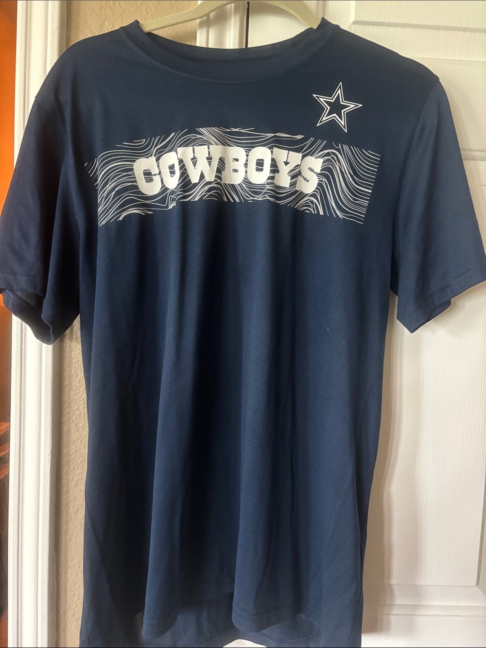 NFL Men's Dallas Cowboys Navy Blue Short Sleeve Tee
